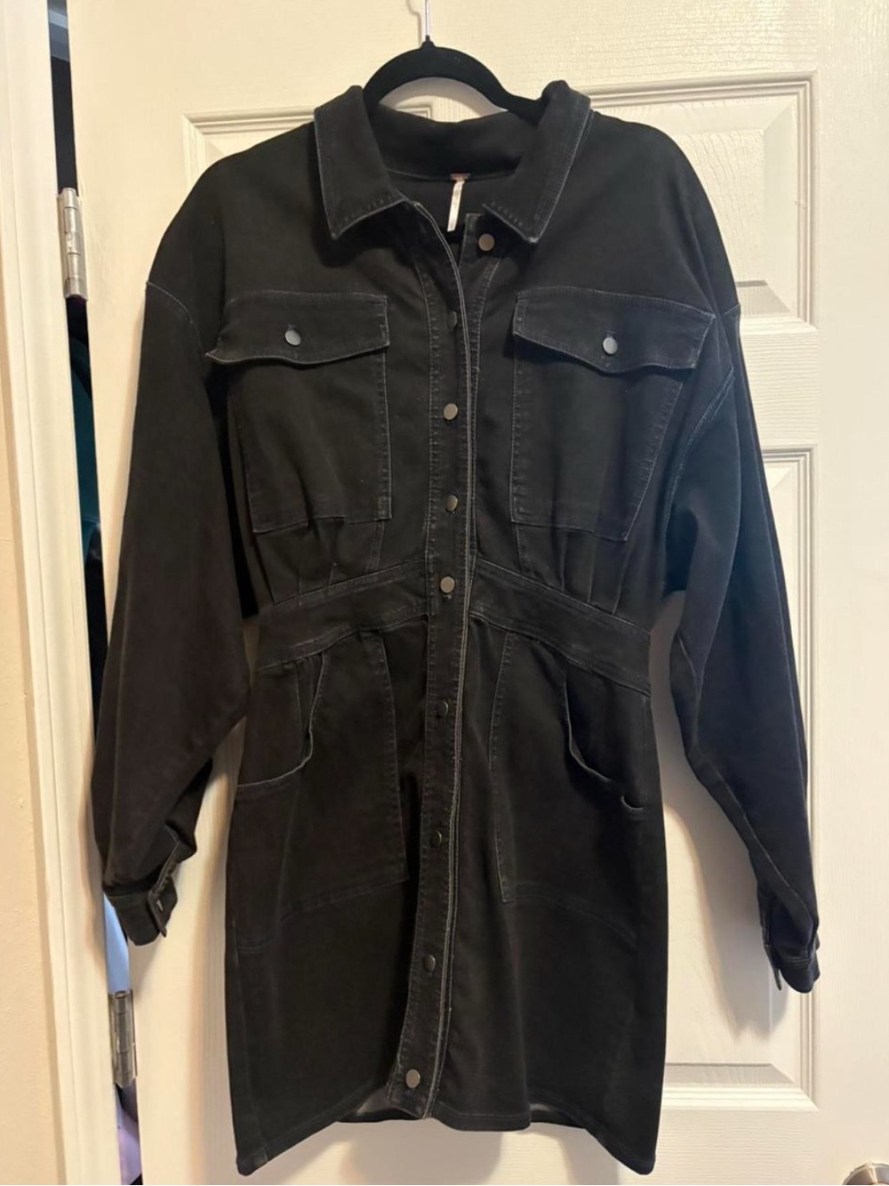 Free People Black Denim Dress
Size:M